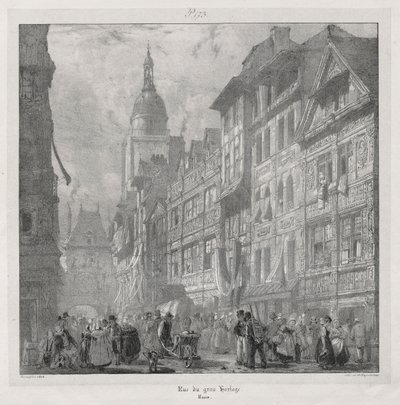 Malebné a romantické cesty ve starověké Francii, Normandii..., 1824. od Richard Parkes Bonington