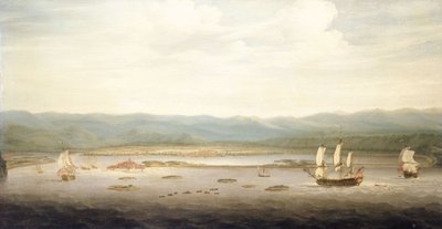 Pohled na Port Royal, Jamajka, asi 1758 (olej na plátně) od Richard Paton
