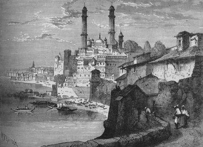 Benares, c1880 od Richard Principal Leitch