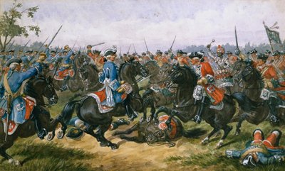Bitva o Malplaquet od Richard Simkin
