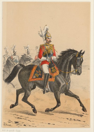 britská armáda Devět vyobrazení britských vojenských uniforem (název série) od Richard Simkin