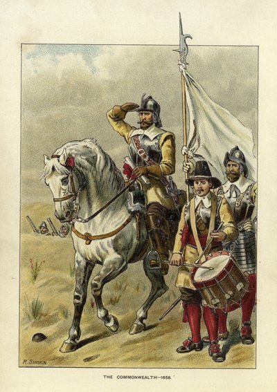 Epochy britské armády - Commonwealth od Richard Simkin