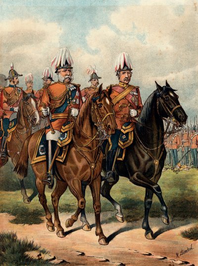 George William Frederick Charles, druhý vévoda z Cambridge, britský voják, c1885 od Richard Simkin