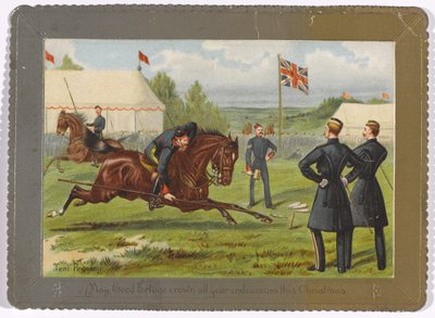 Upevnění stanu může letos o Vánocích korunovat všechno vaše úsilí?, 1890 circa od Richard Simkin