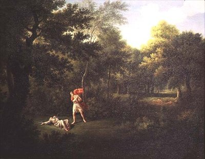 Cephalus a Procris od Richard Westall