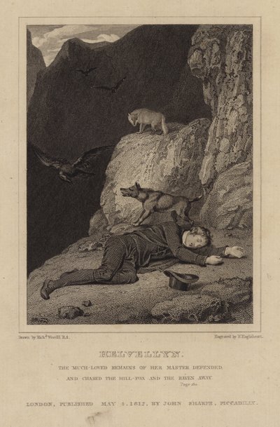Charles Gough o Helvellynu od Richard Westall