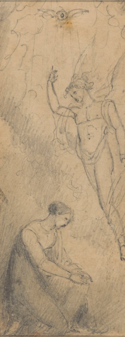 Zvěstování (Lukáš 1:26) od Richard Westall
