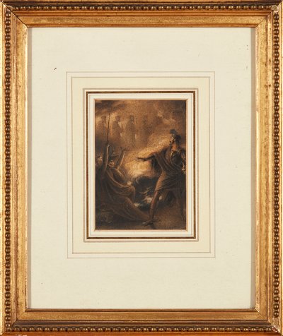 Vize potomků Banquo (inkoust a akvarel) od Richard Westall