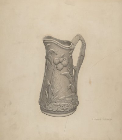Džbán na sirup Parian Ware od Richard Whitaker