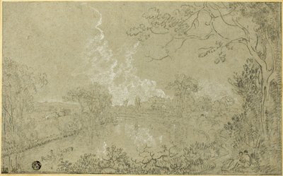 Břehy řeky Dee poblíž Eaton Hall, Cheshire od Richard Wilson