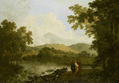 Cicero a jeho přátelé Atticus a Quintus v jeho vile v Arpinu od Richard Wilson