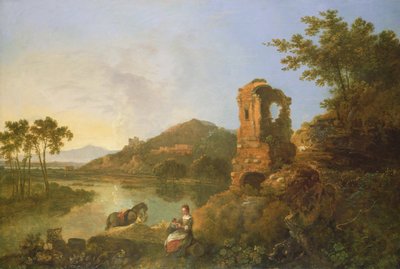 Ciceronova vila (olej na plátně) od Richard Wilson