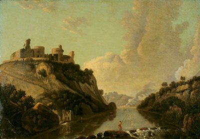 Hrad Cilgerran, c1730-1780. od Richard Wilson