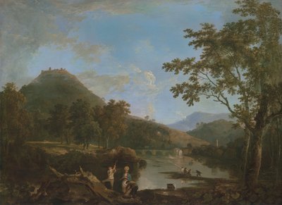Dinas Bran z Llangollenu od Richard Wilson
