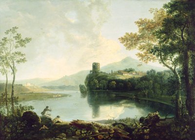 Hrad Dolbardarn (olej na plátně) od Richard Wilson