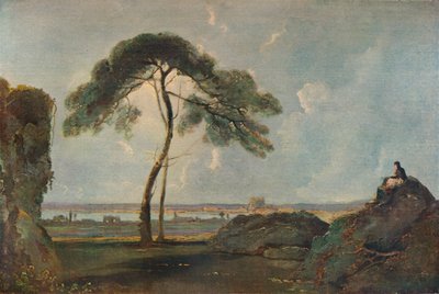 Italská krajina s kamennou borovicí, c1756, 1938 od Richard Wilson