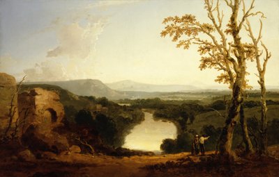 Krajina s říčním údolím od Richard Wilson