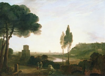 Řím a Ponte Molle od Richard Wilson