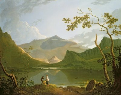 Snowdon (olej na plátně) od Richard Wilson