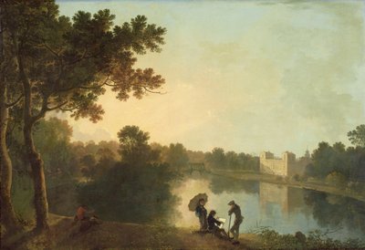 Jihovýchodní pohled na Wilton z druhé strany řeky od Richard Wilson