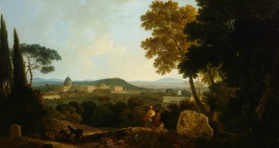 Petrohrad a Vatikán z Janiculum, Řím od Richard Wilson