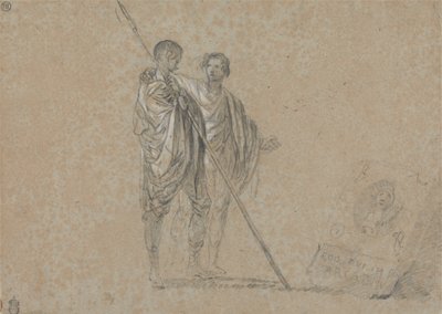 Studie obrázků pro "Pohled na Campagna" od Richard Wilson
