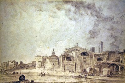 Diokleciánovy lázně, Řím od Richard Wilson