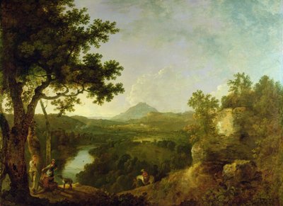 Pohled poblíž Wynnstay, sídla sira Watkina Williamse-Wynna od Richard Wilson