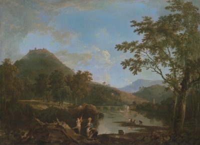 Dinas Bran z Llangollenu od Richard Wilson