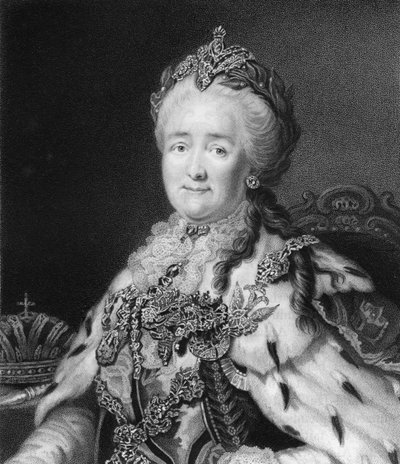 Císařovna Kateřina Veliká Ruska, 1836. od Richard Woodman
