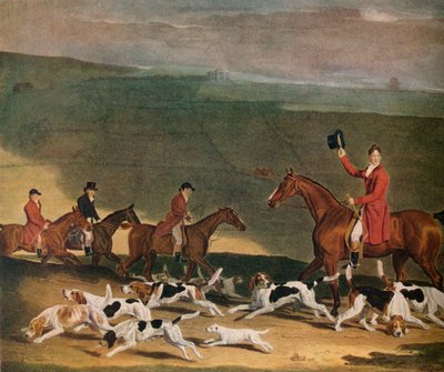Francis Dukinfield Astley, Esq., and his Harriers, 1809. 1941 od Richard Woodman