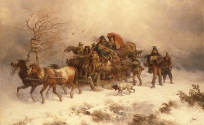 Cesta domů, 19. století od Richard Zimmerman