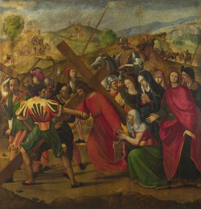 Průvod na Kalvárii, c. 1505 od Ridolfo Ghirlandaio