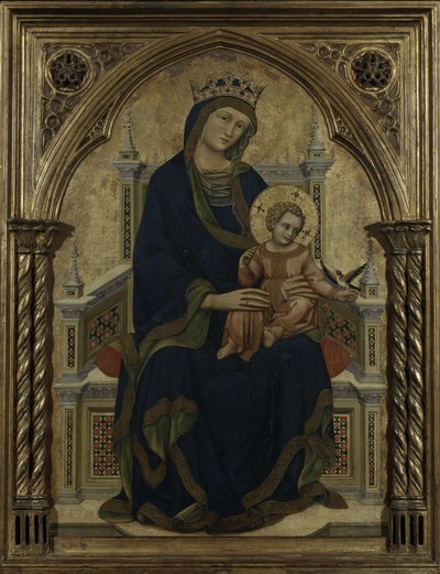 Panna a dítě na trůnu, kolem roku 1350 od Ridolfo di Arpo Guariento