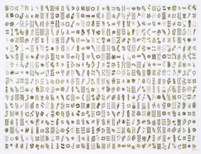 Mikrarium č. 10 , 2017 (tuš na papíře) od Rika Newcombe