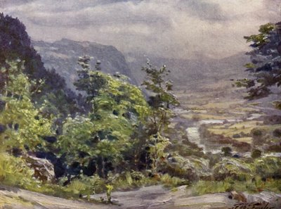 Conway Valley (barevné lito) od Robert (after) Fowler