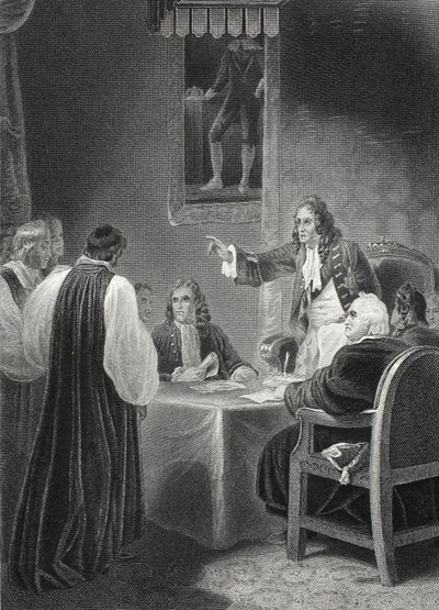 Biskupové před tajnou radou od Robert (after) Smirke