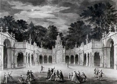 The Iluminations at Buckingham House na oslavu narozenin Jiřího III od Robert Adam