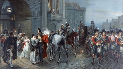Povolán do Waterloo, Brusel, 1815, kolem roku 1898 od Robert Alexander Hillingford