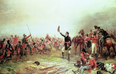 Bitva u Waterloo, 18. června 1815 od Robert Alexander Hillingford