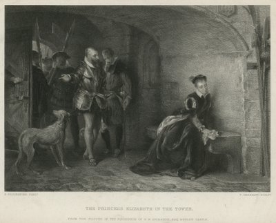 Princezna Alžběta ve věži od Robert Alexander Hillingford