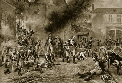 Obrana Hougoumontu, 18. června 1815 od Robert Alexander Hillingford