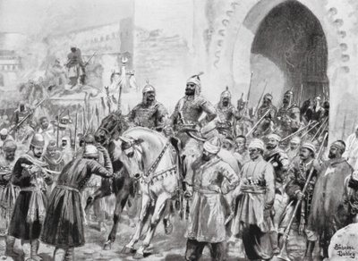 Vstup Turků do Bagdádu od Robert Ambrose Dudley