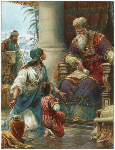 Hannah přivádí Samuela k Eli od Robert Ambrose Dudley