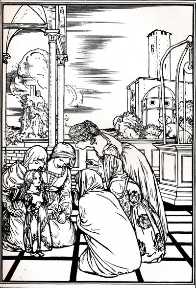 Ilustrace z Bouře, 1901 1901-1902 od Robert Anning Bell