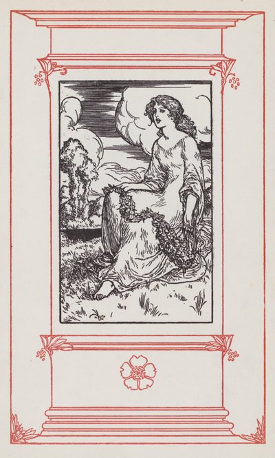Ilustrace k anglickým textům (litho) od Robert Anning Bell