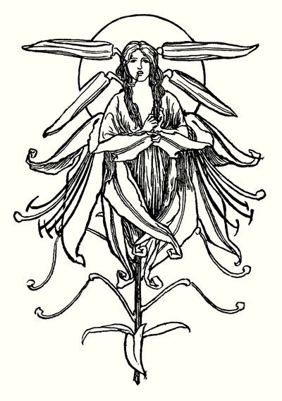 Ilustrace k básním od Johna Keatse (litho) od Robert Anning Bell