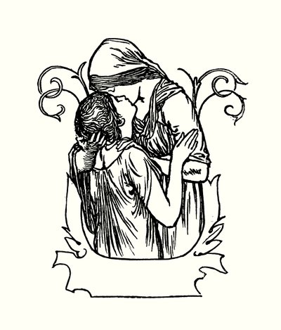 Ilustrace k básním od Johna Keatse (litho) od Robert Anning Bell