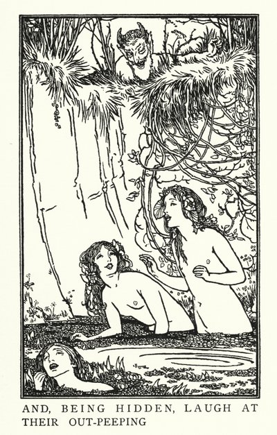 Ilustrace k básním od Johna Keatse: Endymion (litho) od Robert Anning Bell
