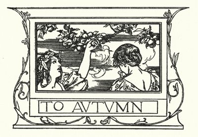 Ilustrace k básním od Johna Keatse: K podzimu (litho) od Robert Anning Bell